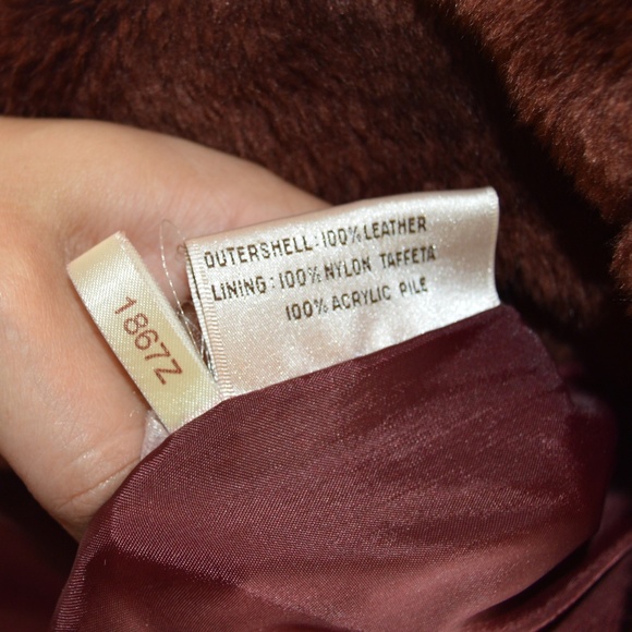 💃🏻HP 4/27💃🏻 Berman's Leather Moto Jacket - Picture 8 of 8